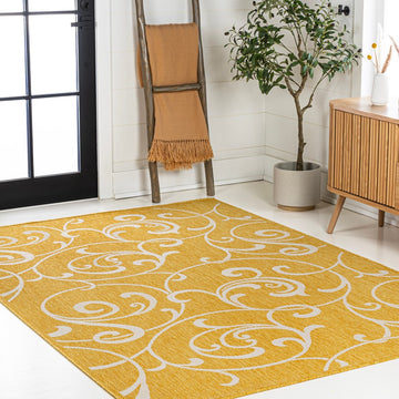 Maribel Traditional Classic All-Over Scroll Area Rug